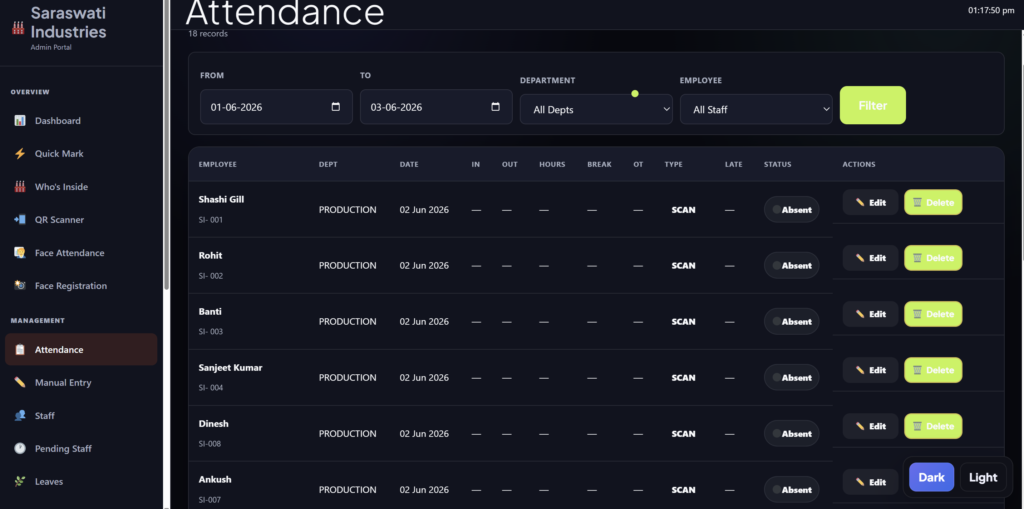 WP Attendance Pro project image